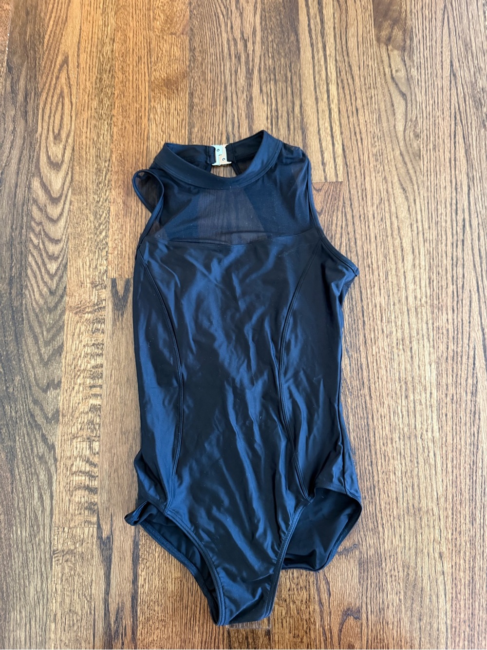 Mirella Black Sleeveless Dance Leotard One-Piece